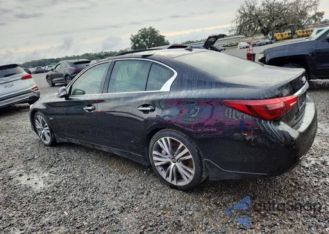 2020 Infiniti Q50 Pure z USA, uszkodzony, nr VIN JN1EV7AP6LM202370